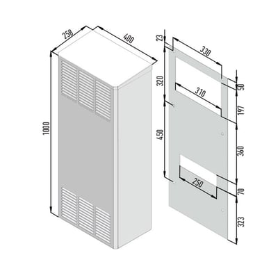 Uludağ O-3000 Outdoor Pano Kliması 220V 2700 W