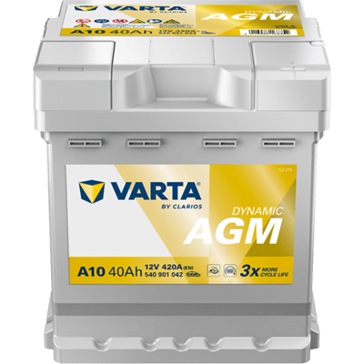 VARTA A10 SILVER DYNAMIC 12V 40AH AKU Start-Stop AGM