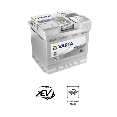 VARTA A9 SILVER DYNAMIC 12V 50AH AKU Start-Stop AGM