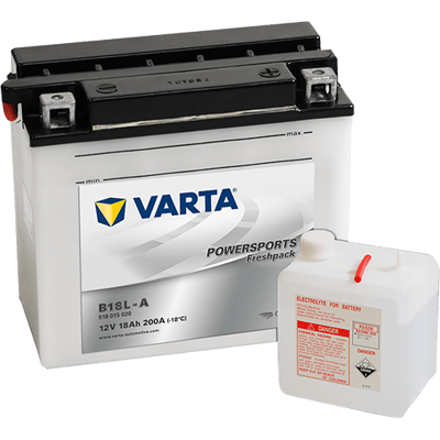 VARTA Powersports Freshpack 12V 18Ah 200A – B18L-A | Motosiklet & Hafif Araç Aküsü