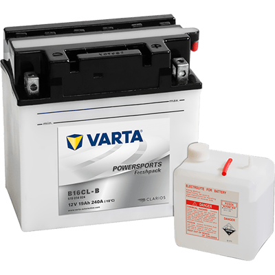 VARTA Powersports Freshpack 12V 19Ah 240A – B16CL-B | Motosiklet & Hafif Araç Aküsü
