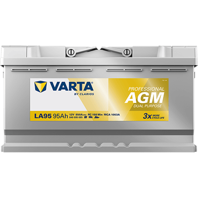 VARTA Professional AGM 12V 95Ah 850A – LA95 (840095085) | Marin ve Karavan Aküsü