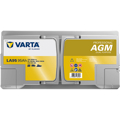 VARTA Professional AGM 12V 95Ah 850A – LA95 (840095085) | Marin ve Karavan Aküsü