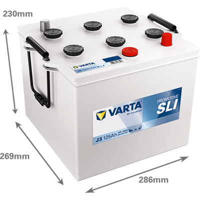 VARTA ProMotive SLI 12V 125Ah 950 A – Ağır Ticari Akü | J3
