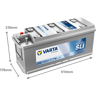 VARTA ProMotive SLI 12V 130Ah 1000 A – Ağır Ticari Akü | J10