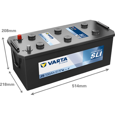 VARTA ProMotive SLI 12V 130Ah 680 A – Ağır Ticari Akü | J5
