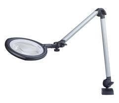 Waldmann TEVISIO-TVD Vidalı Flanşlı LED Büyüteç Lambası, 3,5 diyoptri, 160 mm Lens