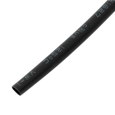 WOER-R3.5-BLACK 4 mm Siyah Isı ile Daralan Makaron 2:1 UL WOER-R3.5-BLACK