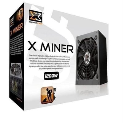 Xigmatek X-Miner 1200W Power Supply | Kripto Madencilik PSU EN9733