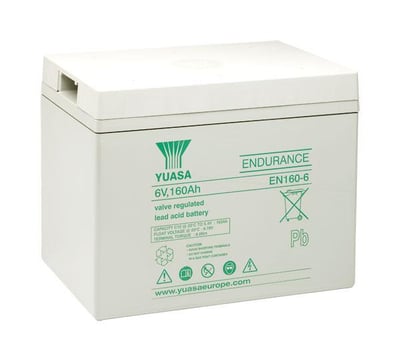 Yuasa 6 Volt 160 Ah EN 160-6 model   Kuru Akü