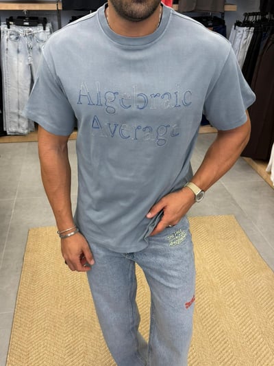 Catch Nakış Detay Tshirt Gri