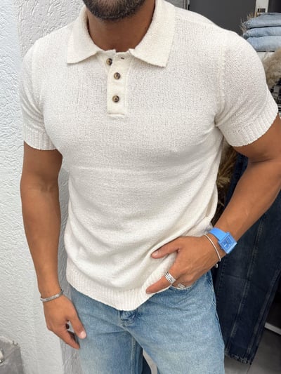 Marrakech Örme Tshirt Beyaz