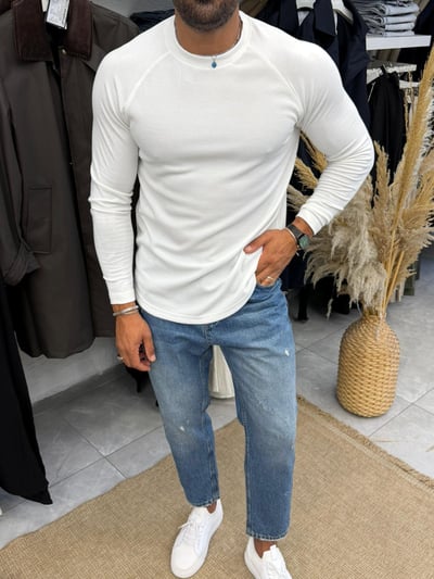 Marrakech Reglan Kol Sweat Beyaz