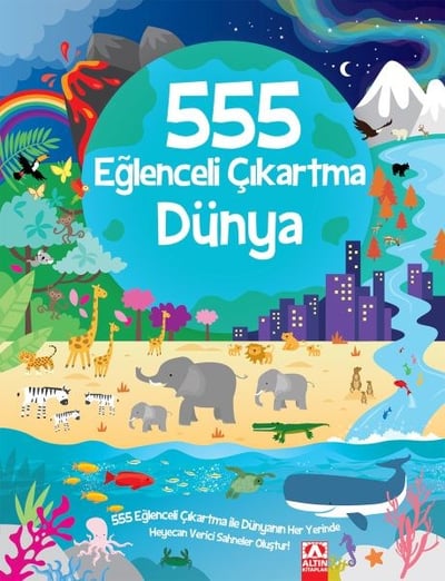 555 Eğlenceli Çıkartma - Dünya
