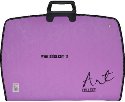 ABKA PROJE ÇANTASI ART COLLEGE 28x38 CM RENKLİ PEMBE 1.04.01.003