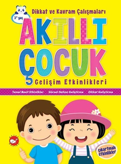 Akıllı Çocuk Gelişim Etkinlikleri Dikkat ve Kavram Çalışmaları - Çıkartmalı Etkinlikler
