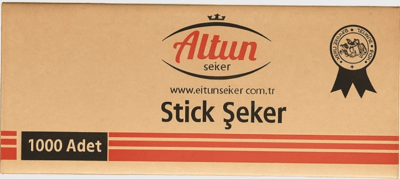ALTUN BEYAZ STICK TOZ ŞEKER 3g 1000 Lİ