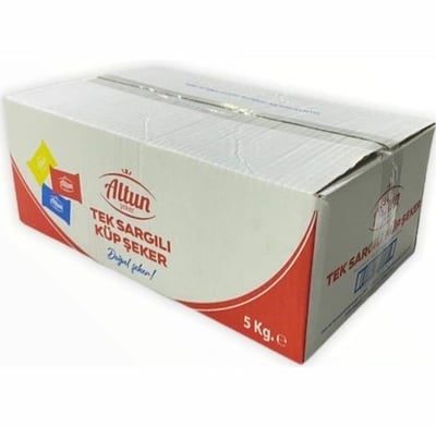Altun Tek Sargılı Küp Şeker 5 Kg
