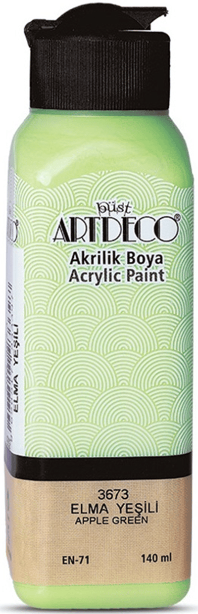 ARTDECO AKRİLİK BOYA 140 ML ELMA YEŞİLİ Y-070R-3673