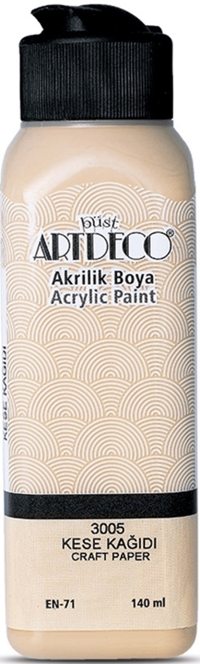 ARTDECO AKRİLİK BOYA 140 ML KESE KAĞIDI Y-070R-3005