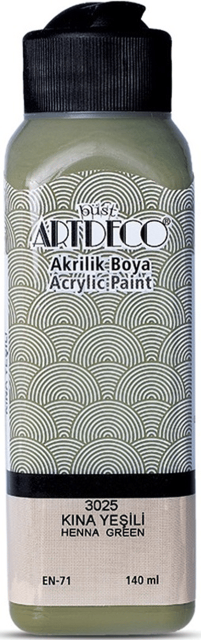 ARTDECO AKRİLİK BOYA 140 ML KINA YEŞİL Y-070R-3025