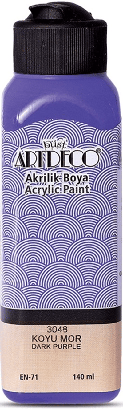 ARTDECO AKRİLİK BOYA 140 ML KOYU MOR Y-070R-3048