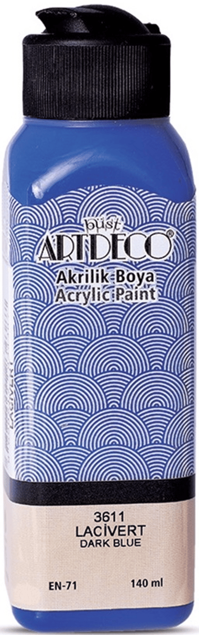 ARTDECO AKRİLİK BOYA 140 ML LACİVERT Y-070R-3611