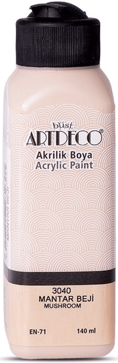 ARTDECO AKRİLİK BOYA 140 ML MANTAR BEJ Y-070R-3040