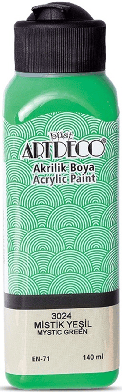 ARTDECO AKRİLİK BOYA 140 ML MİSTİK YEŞİL Y-070R-3024