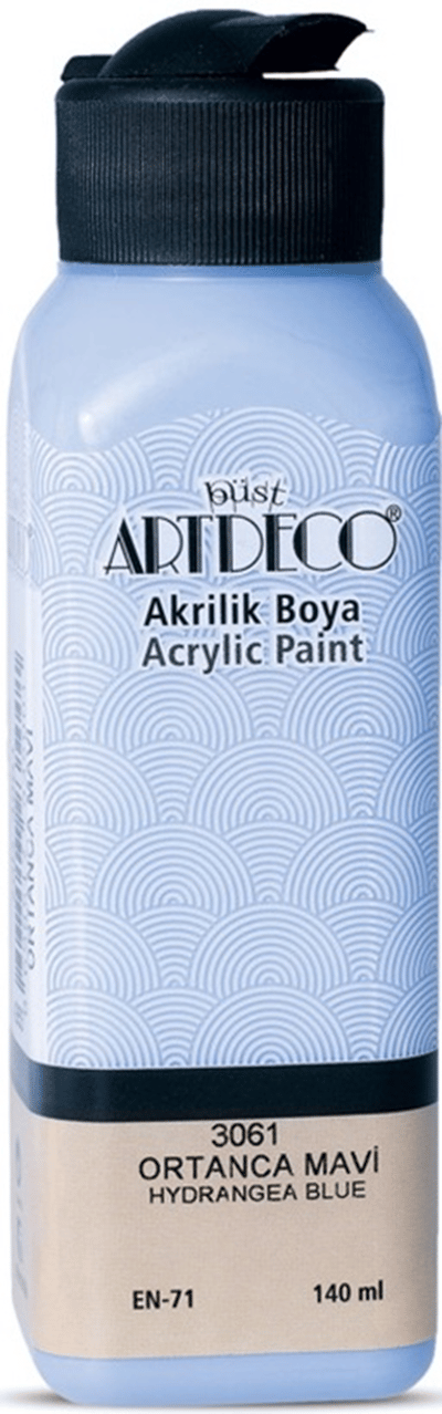 ARTDECO AKRİLİK BOYA 140 ML ORTANCA MAVİ Y-070R-3061
