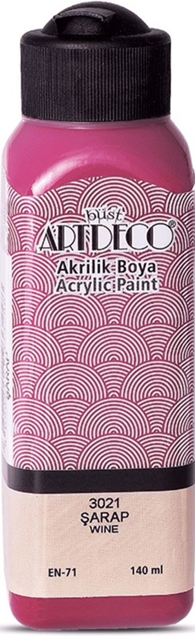 ARTDECO AKRİLİK BOYA 140 ML ŞARAP Y-070R-3021