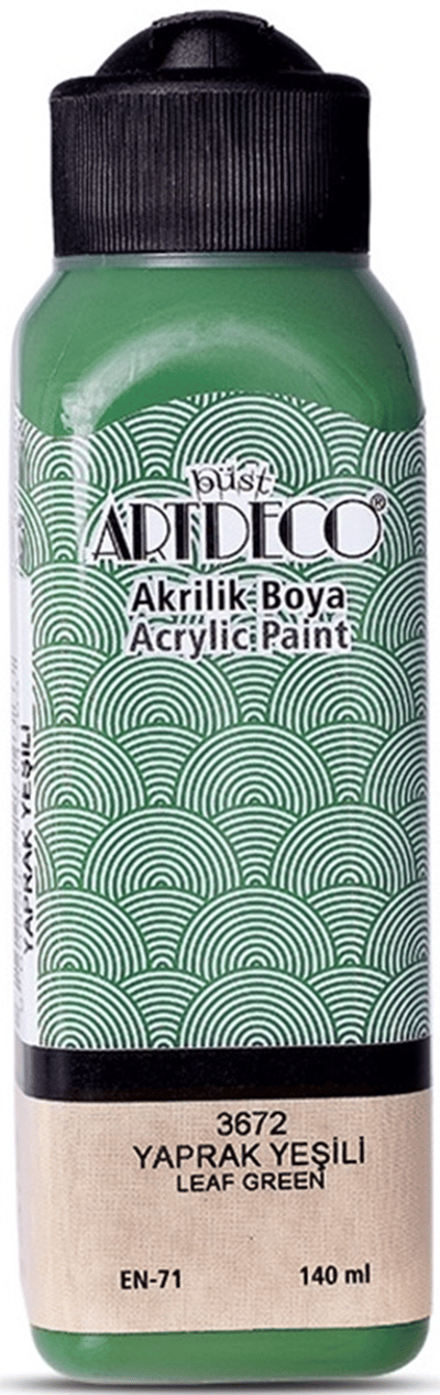 ARTDECO AKRİLİK BOYA 140 ML YAPRAK YEŞİL Y-070R-3672