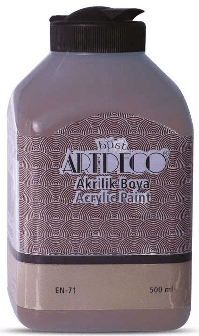 ARTDECO AKRİLİK BOYA 500 ML GRİ Y-070L-3647