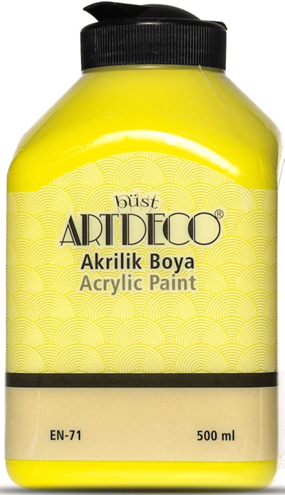 ARTDECO AKRİLİK BOYA 500 ML LİMON SARI Y-070L-3627