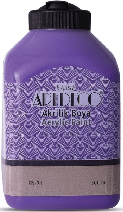 ARTDECO AKRİLİK BOYA 500 ML MOR Y-070L-3608
