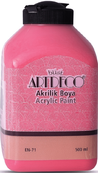 ARTDECO AKRİLİK BOYA 500 ML PEMBE Y-070L-3604
