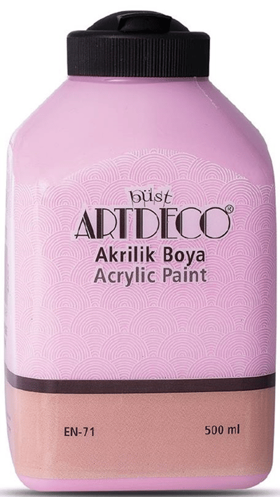 ARTDECO AKRİLİK BOYA 500 ML ŞAKAYIK PEMBE Y-070L-3018