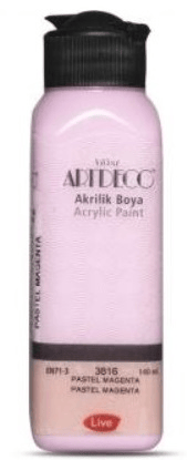 ARTDECO AKRİLİK BOYA PASTEL 140 ML MAGENTA Y-070R-3816