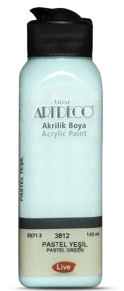 ARTDECO AKRİLİK BOYA PASTEL 140 ML YEŞİL Y-070R-3812