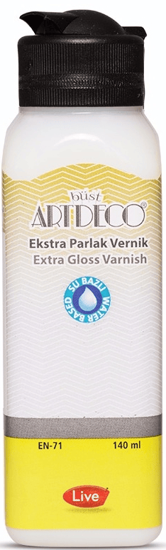 ARTDECO VERNİK SU BAZLI EKSTRA PARLAK 140 ML Y-073R-04