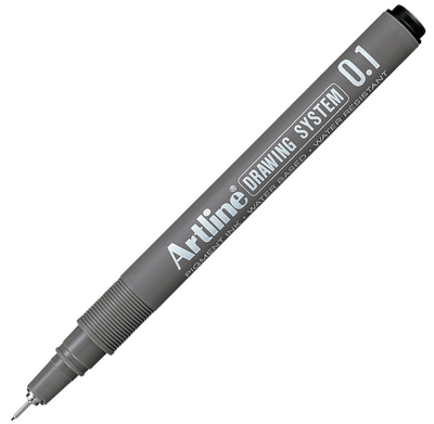 ARTLINE ÇİZİM KALEMİ DRAWING SYSTEM 231 0.1 SİYAH A-EK-231 BLACK
