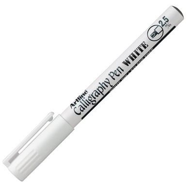 ARTLINE KALİGRAFİ KALEMİ CALLIGRAPHY PEN METALİK 993XF 2.5 BEYAZ A-EK-993XF WHIT