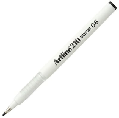 ARTLINE KEÇE UÇLU YAZI KALEMİ 210N 0.6 SİYAH A-EK-210N BLACK