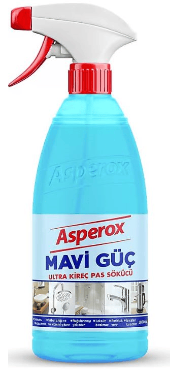 ASPEROX MAVİ GÜÇ KİREÇ PAS SÖKÜCÜ SPREY 1 L