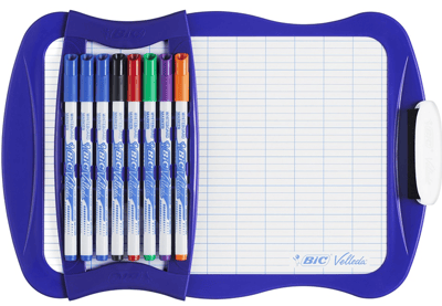 BIC BEYAZ TAHTA MİNİ+8 ADET TAHTA KALEMİ+SİLGİ 967444