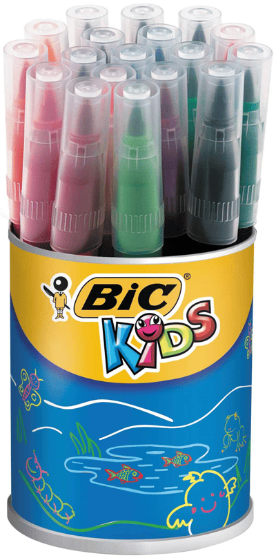 BIC KEÇELİ KALEM VISA FIRÇA UÇ 18 RENK 828965