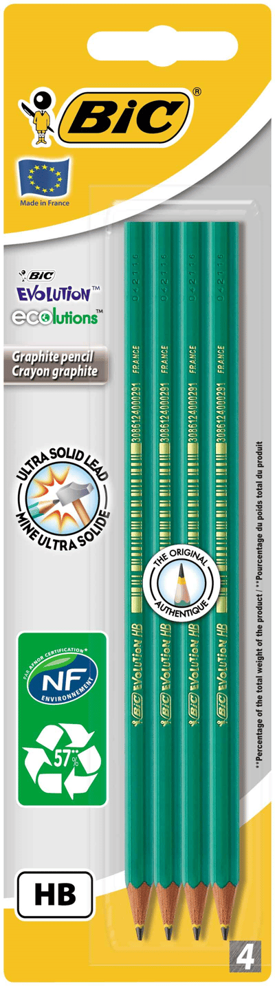 BIC KURŞUN KALEM EVOLUTION 650 HB  4 LÜ 8902762
