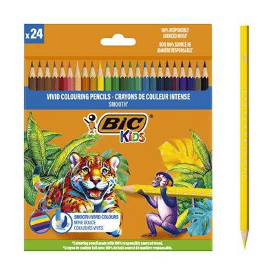 BIC KURU BOYA SMOOTH 24 LÜ 525787