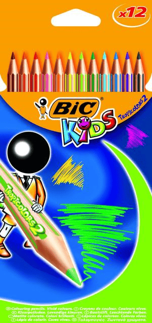 BIC KURU BOYA TROPICOLOR2 UZUN 12 Lİ 8325669-83256611