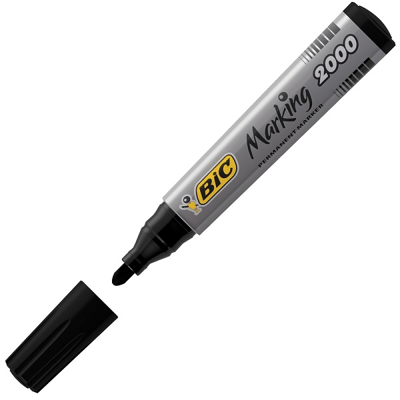 BIC PERMANENT MARKÖR 2000 12 Lİ SİYAH 8209153